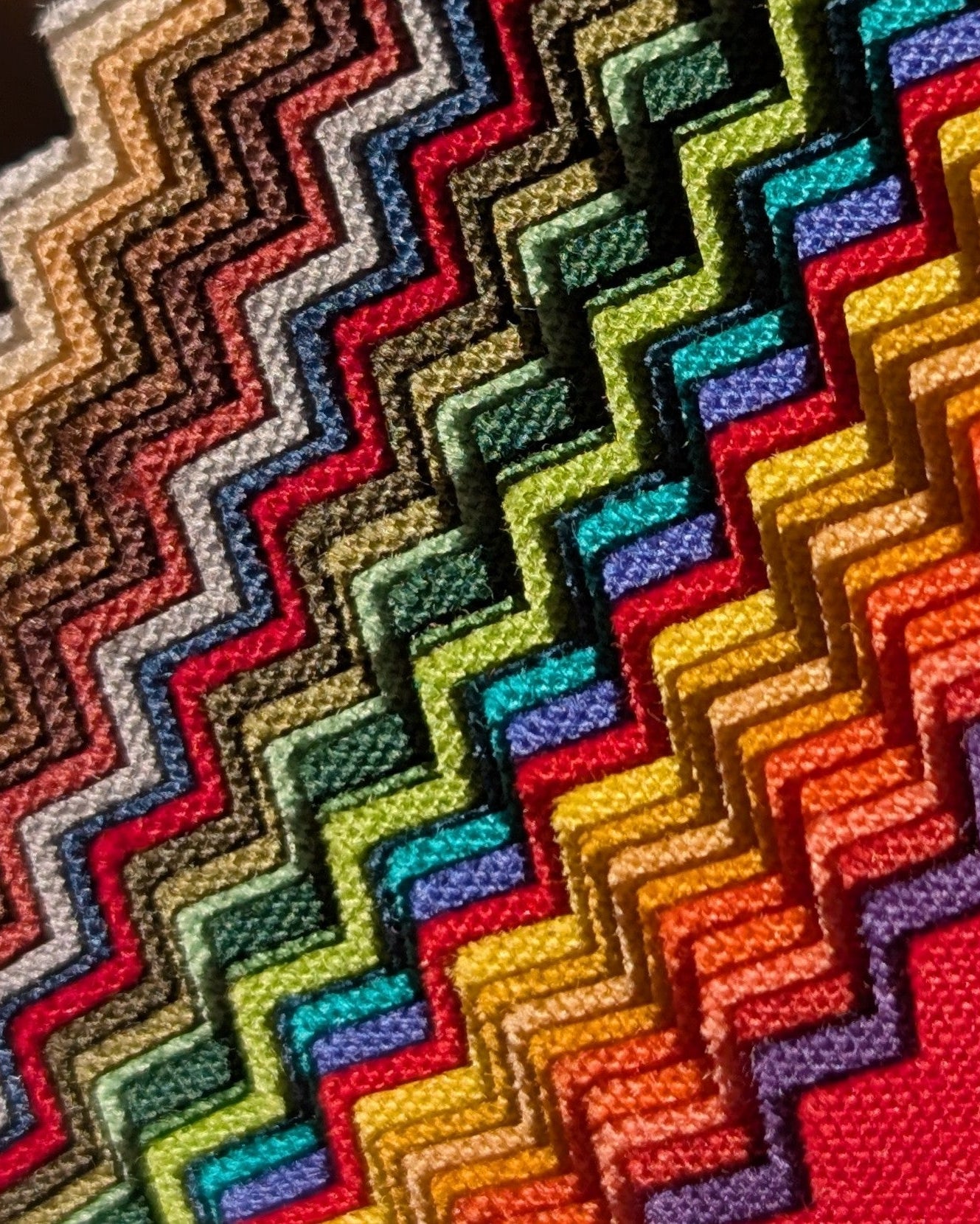 Autumn seasonal colour palette fabric swatches for colour analysis session